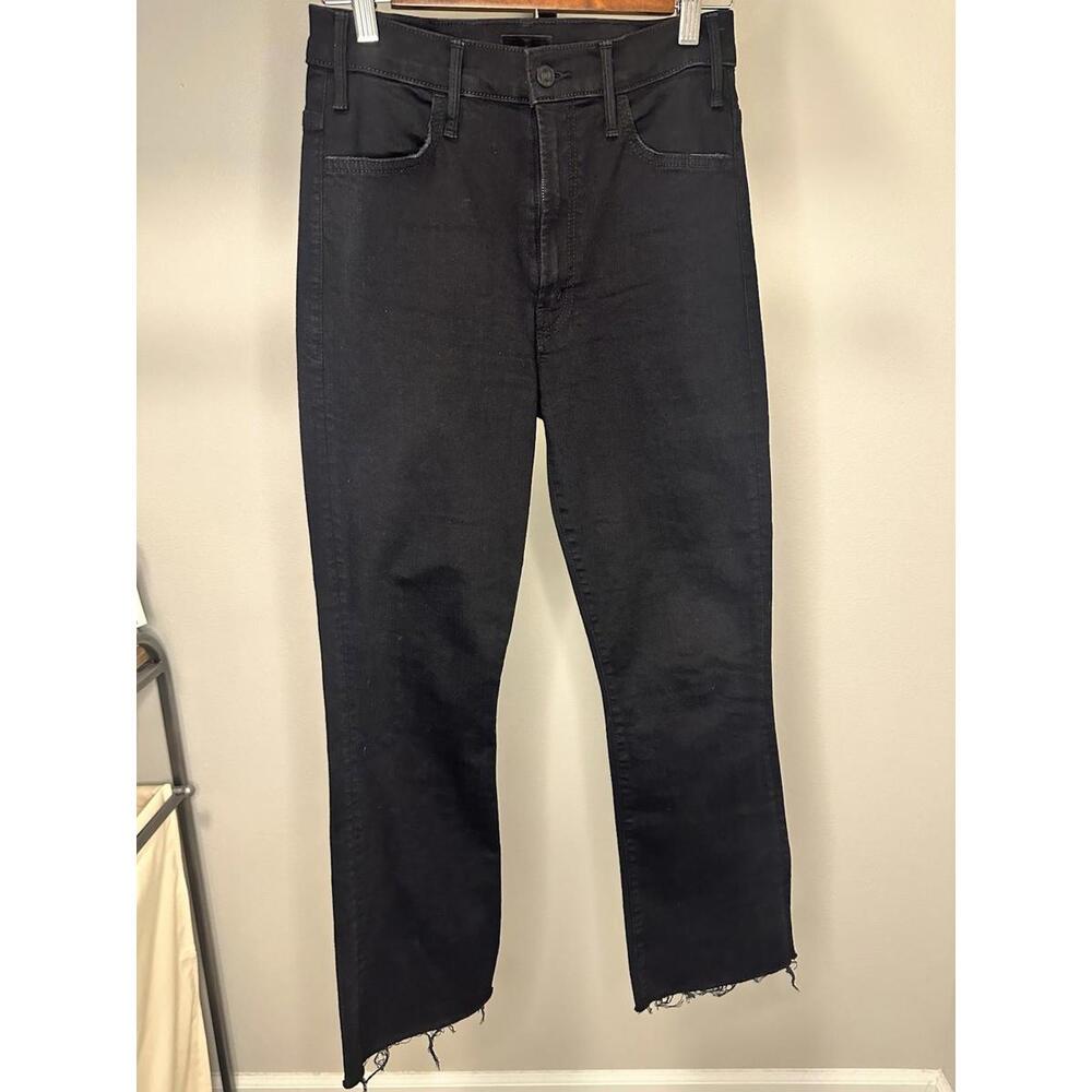 Mother The Hustler Ankle Fray Jeans Not Guilty Wash Frayed Hem sz 27